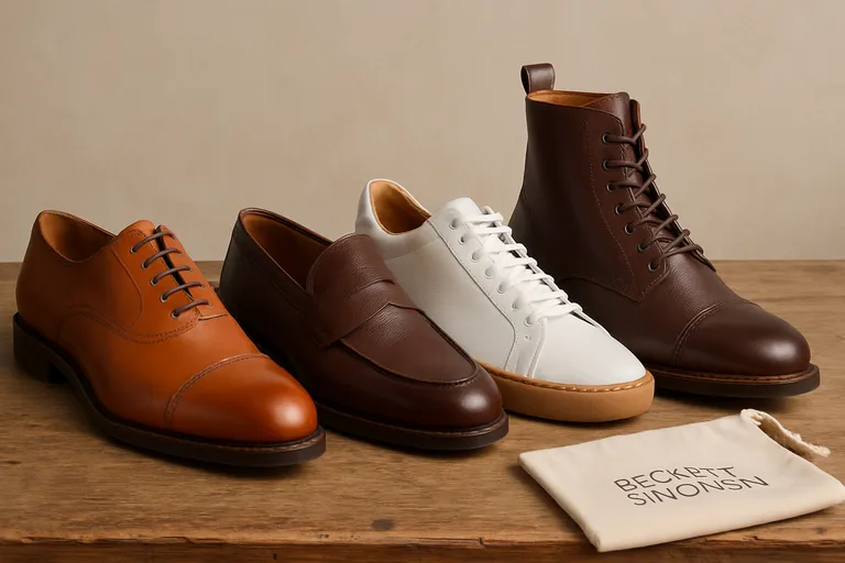 Beckett simonon: handgemaakte leren schoenen met tijdloze klasse en eerlijke prijs