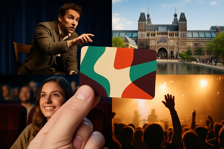 Beleef kunst en cultuur door heel nederland met de Nationale kunst en cultuur cadeaukaart