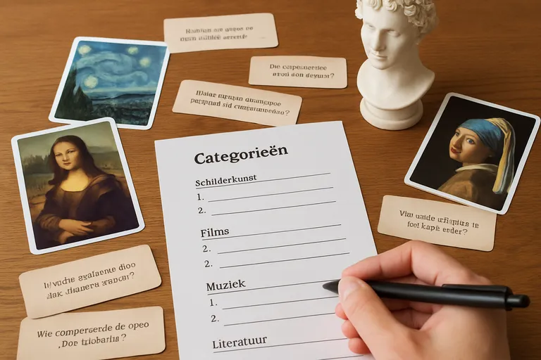 Categorieën en vraagvormen voor je quiz