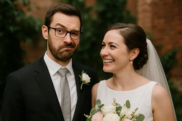 Do's en don'ts voor droge humor op je trouwdag