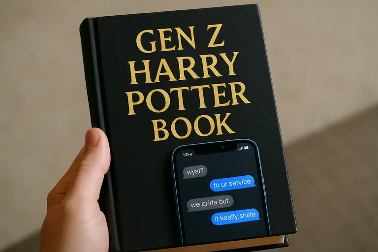 Het 'GEN Z Harry potter book' en 'Harry potter GEN Z version'