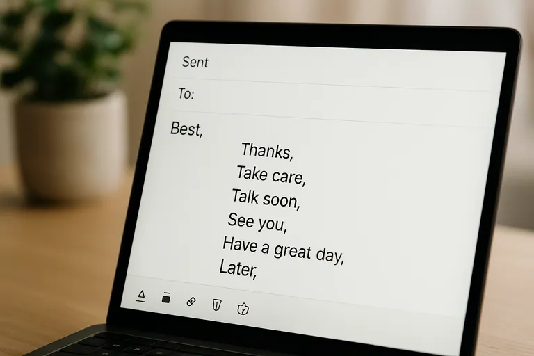 Populaire GEN Z email sign-offs met voorbeelden