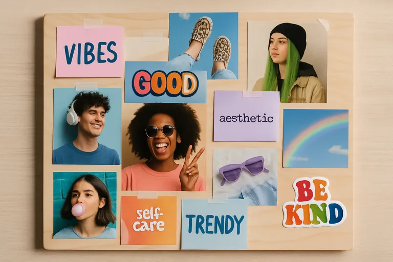 Wat is een GEN Z moodboard
