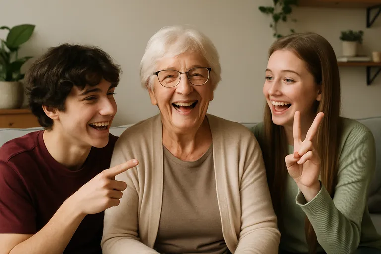 Zo gebruik je de woorden samen met oma